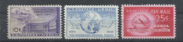 ESTADOS  UNIDOS   YVERT  AEREO   41/43   MNH  ** - 2b. 1941-1960 Neufs