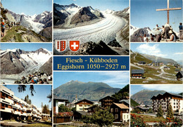 Fiesch - Kühboden - Eggishorn - 8 Bilder (2116) * 3. 8. 1983 - Fiesch