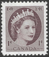 Canada. 1954-62 QEII. 1c MH. SG 463 - Unused Stamps