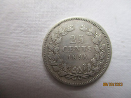 Netherlands: 25 Cents 1895 - 25 Cent