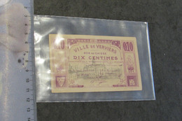 VILLE DE VERVIERS 1914 - BON DE CAISSE 10 CENTIMES - VOIR SCANS - Other & Unclassified