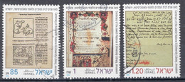 Israel 1992 Set Of Stamps Celebrating University Library In Fine Used - Gebruikt (zonder Tabs)