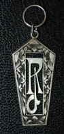 Pendentif Médaille Argent "Monogramme DR" Début XXe - Colgantes