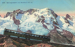 Gornergratbahn Und Breithorn Zermatt Bahn Gornergrat - Zermatt