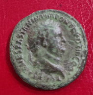IMPERIO ROMANO. AÑO 72 D.C. DUPONDIO. TITO. PESO 10.7 GR.  REF A/F. - The Flavians (69 AD Tot 96 AD)