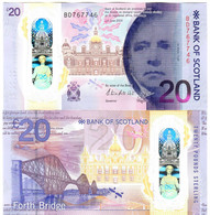 Scotland 20 Pounds 2019 AUNC Bank Of Scotland - 20 Pounds