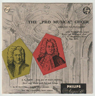 45T Single The Pro Musica Choir Bach-handel PHILIPS Minigroove 422 500 - Opéra & Opérette