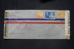 CUBA - Enveloppe Commerciale De La Havane Pour Le Royaume Uni Avec Contrôles Postaux - L 141875 - Lettres & Documents