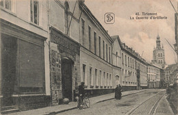 Belgique - Tirlemont - La Caserne D'artillerie - Animé - Vélo - Edit. S.D. - Oblitéré 1911  - Carte Postale Ancienne - Tienen