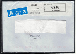 1 Lettre Prioritaire  Internationale Belgique Pour La France PRIOR 2,65  (lot 218) - Covers & Documents