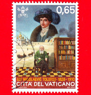 VATICANO - Usato - 2010 - Anniversari Di Scrittori Russi - Lev Nikolàevic Tolstoj - 0,65 - Used Stamps