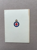 BRITISH RED CROSS SOCIETY - In Peace As In War - Greetings And Good Wishes For Christmas And The New Year - Red Cross