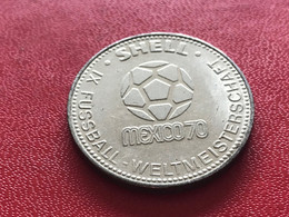 Münze Medaille Shell Mexiko 70 Sepp Maier - Pièces écrasées (Elongated Coins)