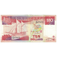 Billet, Singapour, 10 Dollars, Undated (1988), KM:20, TTB - Singapore