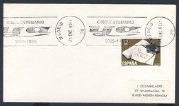 Spain Espana 1985 Brief Cover - 50th Anniv. Ya (meaning "[Right] Now") Was A Spanish Newspaper (1935-1985) Zeitung - Andere & Zonder Classificatie