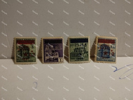 Italy Italia To Identify Fascist Era 10X Stamps Francobolli REPUBBLICA SOCIALE ITALIANA. Overstamp Trst Trieste - Sonstige & Ohne Zuordnung