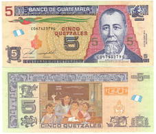 Guatemala 5 Quetzales 2018 UNC - Guatemala