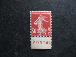 N° 360b, Neuf XX. Avec PUB Inférieure " C.C.P. ". - Unused Stamps