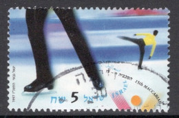 Israel 1997 Single Stamp Celebrating Makkabiade  In Fine Used - Oblitérés (sans Tabs)