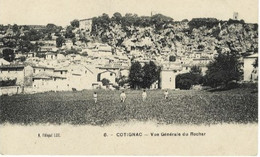 83 Cotignac Var Vue Générale Du Rocher - Cotignac