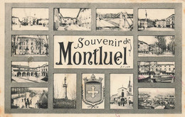 Montluel * Souvenir Du Village * Cpa Multivues - Montluel