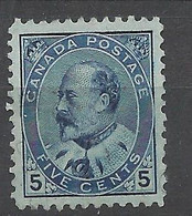 Canada  N° 80             Neuf  ( *  )    B/TB   Voir Scans    Soldé  ! ! ! - Unused Stamps