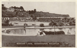GOODRINGTON BOATING LAKE - Paignton