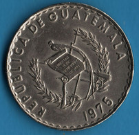 GUATEMALA 25 CENTAVOS 1975 KM# 272 - Guatemala