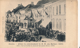 EEKLO - FETES DU COURONNEMENT DE N.D. AUX EPINES 1903 - CHAR. LA DESTRUCTION DU COUVENT DES SOEURS GRISES - Eeklo