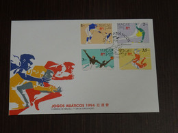 Macao-Macau 1994 12th Asian Games, Hiroshima FDC VF - FDC