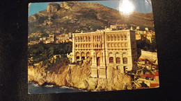 Carte Postale, Monaco, Musée Océanographique  Cachet Grand Prix Automobile 1965 - Musée Océanographique