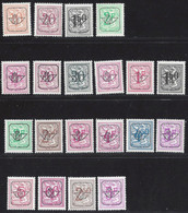 PREOS / Voorafgestempelde 	 Heraldische Leeuw - Lion Héraldique - Typo Precancels 1967-85 (New Numerals)