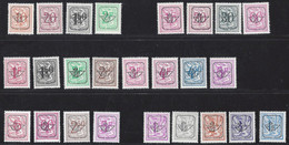 PREOS / Voorafgestempelde 	 Heraldische Leeuw - Lion Héraldique - Typos 1967-85 (Lion Et Banderole)