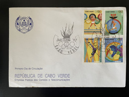 Cape Verde Cabo Verde 1992 Mi. 636 - 639 FDC Olympic Games Jeux Olympiques Olympia Barcelona Sport - Cap Vert