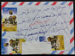 Egypt 2011 Cover With  Egypt Won The African Nations Cup Angola 2010  Stamps - Covers & Documents