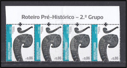 Portugal 2020 Roteiro Pré Histórico Megalitico Báculo Prehistoric Préhistorique Megalithic Archeology Upper Line - Feuilles Complètes Et Multiples