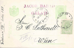 PK  Galati Bursa - Wien         1906 - Brieven En Documenten