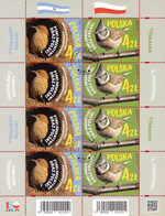 M 2022.11.25. Birds Of Argentina And Poland (joint Issue Of Poland And Argentina) - Used Sheet - Used Stamps