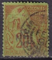 NOSSI-BE - 5 C. Sur 20  C. De 1889 FAUX 2ème Tirage - Used Stamps