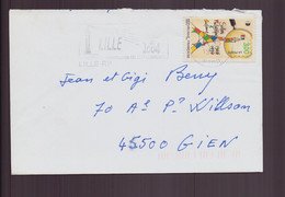 France, Enveloppe Du 23 Décembre 1996 De Lille Pour Gien - Other & Unclassified
