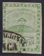 ARGENTINA 1858 - Yvert #2 - VFU - Buenos Aires (1858-1864)
