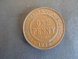 AUSTRALIA - PENNY - GEORGE V- 1934 - Penny