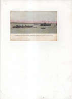 A GLIMPSE OF THE HARBOR, SYDNEY, CAPE BRETON, ENGLISH AND FRENCH WARSHIPS IN PORT - Cape Breton
