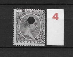 LOTE 2242 /// ESPAÑA 1889-1899  TELEGRAFOS  EDIFIL Nº 226T 1 PTA  // CATALOG/COTE:8€  ¡¡¡ OFERTA - LIQUIDATION !!! - Telegrafen