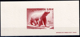 FRANCE 2005 BEAR DELUXE BLOCK PROOF MNH VF!! - Proofs, Unissued, Experimental Vignettes