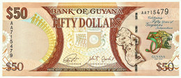 Guyana - 50 Dollars - 2016 - Pick: 41 - Unc. - Commemorative 50th Anniversary Of Independence - Serie AA - Guyana