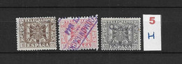 LOTE 2242 /// ESPAÑA 1940-42  TELEGRAFOS  EDIFIL Nº 77/79 ¡¡¡  OFERTA - LIQUIDATION - JE LIQUIDE !!! - Telegrafen