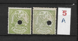 LOTE 2242 /// ESPAÑA 1889-1899 TELEGRAFOS  EDIFIL Nº 226T NSG  VARIEDAD DE COLOR // CATAL/COTE: 16€ - Telegraph