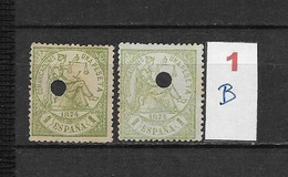 LOTE 2242 /// ESPAÑA 1889-1899 TELEGRAFOS  EDIFIL Nº 226T NSG  VARIEDAD DE COLOR // CATAL/COTE: 16€ - Telegramas