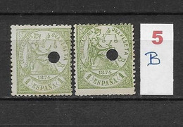 LOTE 2242 /// ESPAÑA 1889-1899 TELEGRAFOS  EDIFIL Nº 226T NSG  VARIEDAD DE COLOR // CATAL/COTE: 16€ - Telegrafen